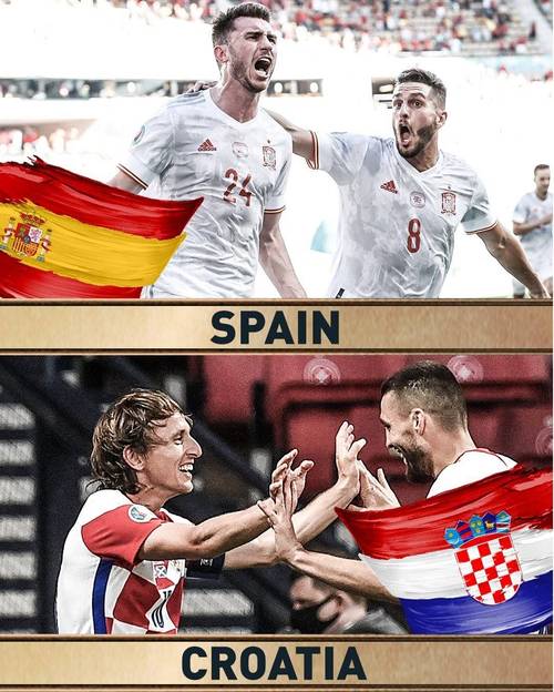 欧洲杯克罗地亚vs西班牙裁判名单